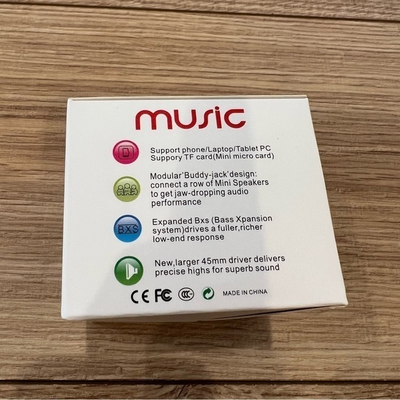 NWT Blue Portable Mini Speaker - Picture 3 of 10